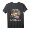 Be different - Süßes Eulen Fun Vogel Eule Spruch Geschenk T-Shirt für Freunde und Party, Lustiges Motiv für Freizeit & Urlaub