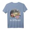Be different - Süßes Eulen Fun Vogel Eule Spruch Geschenk T-Shirt für Freunde und Party, Lustiges Motiv für Freizeit & Urlaub