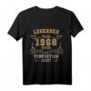 55. Geburtstag T-Shirt für Mann und Frau - Legendär geboren 1968 Geschenkideen für Mama & Papa zum Jubiläum