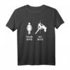 Lustiges Your Wife My Wife Pole Dance T-Shirt – Perfekte Geschenkidee für Männer, Tanzlehrer & Fans von Stangentanz, Geburtstag, Weihnachten & Vatertag