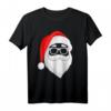 Weihnachts T-Shirt für Herren Damen Kinder - Lustiges Santa Shirt mit Weihnachtsmann Gesicht, Hut & Bart für die ganze Familie