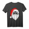 Weihnachts T-Shirt für Herren Damen Kinder - Lustiges Santa Shirt mit Weihnachtsmann Gesicht, Hut & Bart für die ganze Familie