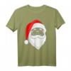 Weihnachts T-Shirt für Herren Damen Kinder - Lustiges Santa Shirt mit Weihnachtsmann Gesicht, Hut & Bart für die ganze Familie