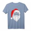 Weihnachts T-Shirt für Herren Damen Kinder - Lustiges Santa Shirt mit Weihnachtsmann Gesicht, Hut & Bart für die ganze Familie