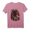 Drache chinesisches Sternzeichen Tier Horoskop Hexerei T-Shirt – Traditionelles chinesisches Tierkreiszeichen-Design für Astrologie- und Mandala-Liebhaber