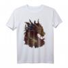 Drache chinesisches Sternzeichen Tier Horoskop Hexerei T-Shirt – Traditionelles chinesisches Tierkreiszeichen-Design für Astrologie- und Mandala-Liebhaber