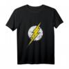 DC Flash-Logo T-Shirt im Used-Look – Modernes Superhelden-Shirt für Fans, perfekte Geschenkidee für Geburtstage & Feiertage