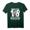 Lustiges Einhorn T-Shirt zum 18. Geburtstag - Endlich 18, jetzt muss ich nur noch erwachsen werden, ideales Geschenk für Freunde und Familienmitglieder