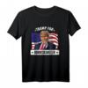Trump for Kanzler T-Shirt mit USA Flagge – Patriotisches Design für Trump Wähler, Fans & Unterstützer bei den US Wahlen 2024