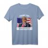 Trump for Kanzler T-Shirt mit USA Flagge – Patriotisches Design für Trump Wähler, Fans & Unterstützer bei den US Wahlen 2024