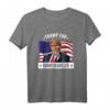 Trump for Kanzler T-Shirt mit USA Flagge – Patriotisches Design für Trump Wähler, Fans & Unterstützer bei den US Wahlen 2024