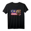 Malaysia Flagge T-Shirt für Damen und Herren - Proud Malaysia, Vintage & Lustiges Malaysia Shirt für Unabhängigkeitstag & Nationalfeiertag