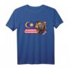 Malaysia Flagge T-Shirt für Damen und Herren - Proud Malaysia, Vintage & Lustiges Malaysia Shirt für Unabhängigkeitstag & Nationalfeiertag