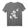 Mickey Mouse Hey You Silhouette T-Shirt – Lizenzprodukt zum HapPanda für Disney-Fans