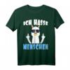 Lustiges Alpaka mit Mittelfinger T-Shirt – Für Schwarzhumor-Fans, Menschenhasser & Rebellisches Humor-Shirt