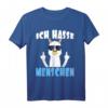 Lustiges Alpaka mit Mittelfinger T-Shirt – Für Schwarzhumor-Fans, Menschenhasser & Rebellisches Humor-Shirt