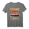 Retro Titanic 1912 Kreuzfahrtschiff Vintage Schiff T-Shirt – Perfekt für Schiffsliebhaber, Geburtstag & Weihnachten