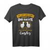 Als Gott mich schuf grinste er und dachte das wird lustig - Lustiges Ironie T-Shirt für Frauen und Männer, Party und Geburtstag