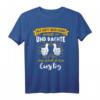 Als Gott mich schuf grinste er und dachte das wird lustig - Lustiges Ironie T-Shirt für Frauen und Männer, Party und Geburtstag