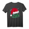 Frohe Weihnachten T-Shirt mit Schnee, Weihnachtsbaum und Rentier - Festliches Design für Kinder, Damen und Herren zur Weihnachtszeit