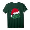 Frohe Weihnachten T-Shirt mit Schnee, Weihnachtsbaum und Rentier - Festliches Design für Kinder, Damen und Herren zur Weihnachtszeit
