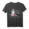 Gutes Karma Pflegekräfte T-Shirt - Einhorn Geschenk für Krankenschwestern, Altenpfleger & Pflegepersonal