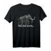 Lustiges Mammut Urzeit Geschenk Design T-Shirt - Perfekt für Dinosaurier- und Dino-Liebhaber, Nerds und Geeks zu Weihnachten & Geburtstag