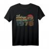 Retro Audio Kassette Vintage Since 1978 - Lustiges 44. Geburtstag T-Shirt für Vintage- und Retro-Liebhaber