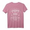 Lustiges 80. Geburtstag T-Shirt für Männer und Frauen - Perfekte Geburtstagsdeko und Geschenk für den Jahrgang 1943