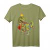 Weihnachtslichter Dinosaurier T-Rex Weihnachts-T-Shirt für Kinder und Erwachsene – Lustiges Weihnachtsgeschenk & Familienoutfit