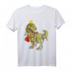 Weihnachtslichter Dinosaurier T-Rex Weihnachts-T-Shirt für Kinder und Erwachsene – Lustiges Weihnachtsgeschenk & Familienoutfit