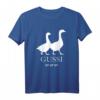 Gussi Ga Ga Ga Gussi Gang Funny Goose Meme T-Shirt - Lustiges Parodie Tier Motiv für Humor- und Meme-Fans