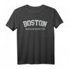 Vintage Boston Massachusetts Est. 1630 Souvenir T-Shirt - Patriotisches Geschenk für Familie, Freunde & Sportfans