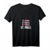 Damen T-Shirt mit V-Ausschnitt Nordlicht Motiv - Perfektes Geschenk für Norddeutsche, Hamburg, Bremen, Kiel & Ostfriesland