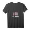 Damen T-Shirt mit V-Ausschnitt Nordlicht Motiv - Perfektes Geschenk für Norddeutsche, Hamburg, Bremen, Kiel & Ostfriesland