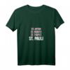 Damen T-Shirt mit V-Ausschnitt Nordlicht Motiv - Perfektes Geschenk für Norddeutsche, Hamburg, Bremen, Kiel & Ostfriesland