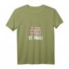 Damen T-Shirt mit V-Ausschnitt Nordlicht Motiv - Perfektes Geschenk für Norddeutsche, Hamburg, Bremen, Kiel & Ostfriesland
