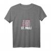 Damen T-Shirt mit V-Ausschnitt Nordlicht Motiv - Perfektes Geschenk für Norddeutsche, Hamburg, Bremen, Kiel & Ostfriesland
