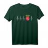 Bremen Flagge Wappen Herzschlag Geschenk - Lustiges T-Shirt für Bremer, Fans und Heimatliebhaber