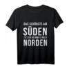 Heimweg nach Norden lustiges Norddeutschland T-Shirt - Funny Spruch für Hamburg, Schleswig-Holstein & Nordfriesland Fans