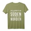 Heimweg nach Norden lustiges Norddeutschland T-Shirt - Funny Spruch für Hamburg, Schleswig-Holstein & Nordfriesland Fans