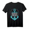 Moin Ihr Spacken Anker Kapitän Meer Lustig Langarmshirt – Perfektes Geschenk für Seemänner, Matrosen & Hafenfans