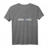Damen Norddeutschland T-Shirt mit V-Ausschnitt - Nordlicht Motiv, perfektes Geschenk für Norddeutsche aus Hamburg, Bremen, Kiel & mehr