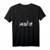 Damen Moin Moin Leuchtturm T-Shirt – Maritimes Geschenk für Norden, Meer, Urlaub & Nordsee-Liebhaber mit V-Ausschnitt
