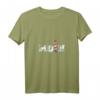 Damen Moin Moin Leuchtturm T-Shirt – Maritimes Geschenk für Norden, Meer, Urlaub & Nordsee-Liebhaber mit V-Ausschnitt