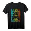 Gamer Level Complete 30 Jahre T-Shirt - Lustiges Retro Geburtstagsgeschenk für Männer und junge Zocker zum 30. Geburtstag