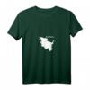 Damen T-Shirt mit V-Ausschnitt 'to hus. Schleswig-Holstein' – Witziges plattdeutsches Design als Geschenk für Nordsee- und Ostseeküsten-Fans