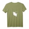Damen T-Shirt mit V-Ausschnitt 'to hus. Schleswig-Holstein' – Witziges plattdeutsches Design als Geschenk für Nordsee- und Ostseeküsten-Fans