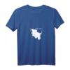 Damen T-Shirt mit V-Ausschnitt 'to hus. Schleswig-Holstein' – Witziges plattdeutsches Design als Geschenk für Nordsee- und Ostseeküsten-Fans