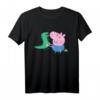 Kinder George Pig & Dino T-Shirt - Bequemes, langlebiges Kindershirt mit beliebten Charakteren